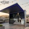 Garden Kitchen Outdoor Bbq Grills Modular Outdoor Kitchen for Guesthouse Outdoor Bbq Grill Island Outdoor Party Kitchen