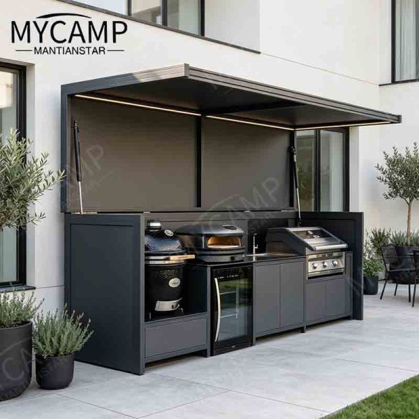 Modular Outdoor KitchenVilla Modular Modular Kitchen Cabinets for Guesthouse Outdoor Bbq Grill Island Outdoor Kitchen Bbq Island