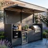 Modular Outdoor KitchenVilla Modular Modular Kitchen Cabinets for Guesthouse Outdoor Bbq Grill Island Outdoor Kitchen Bbq Island
